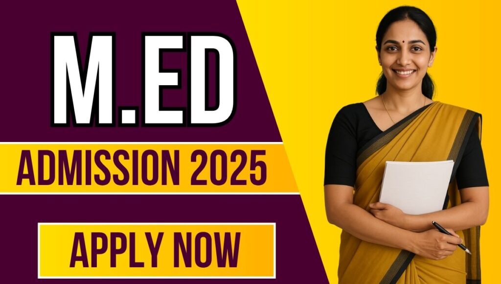 M.Ed Admission