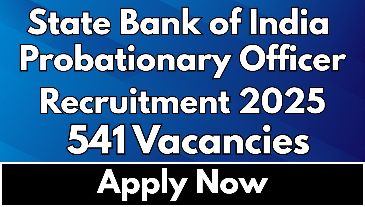 SBI PO Recruitment 2025