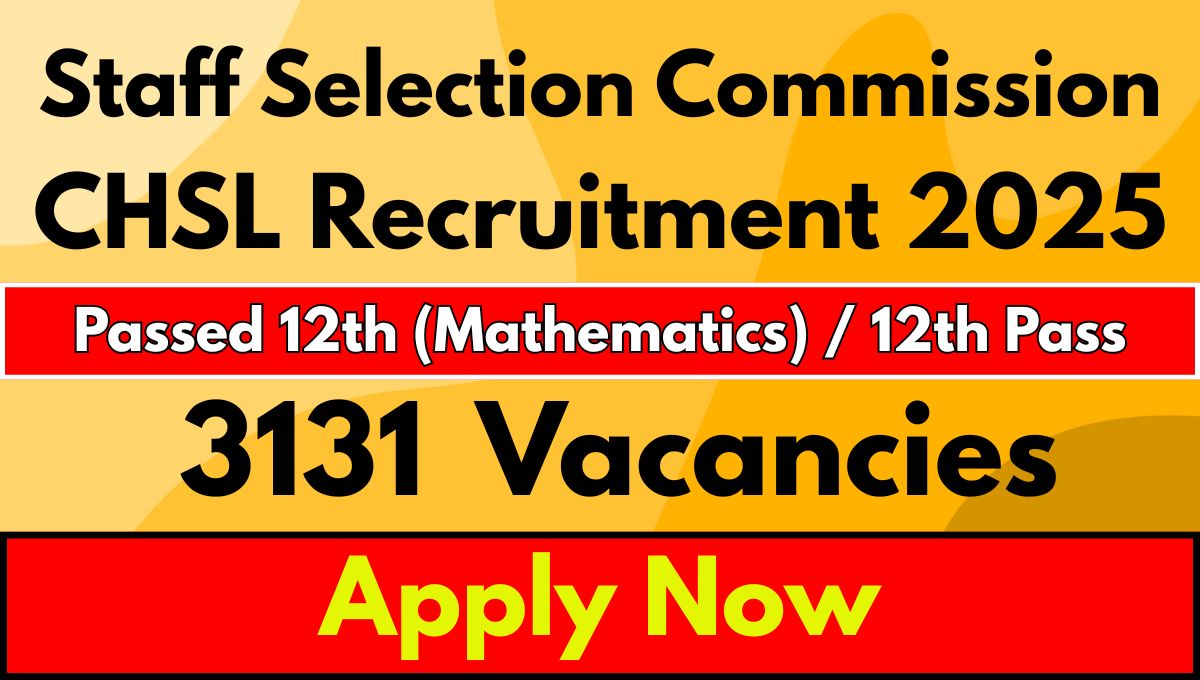 SSC CHSL Recruitment