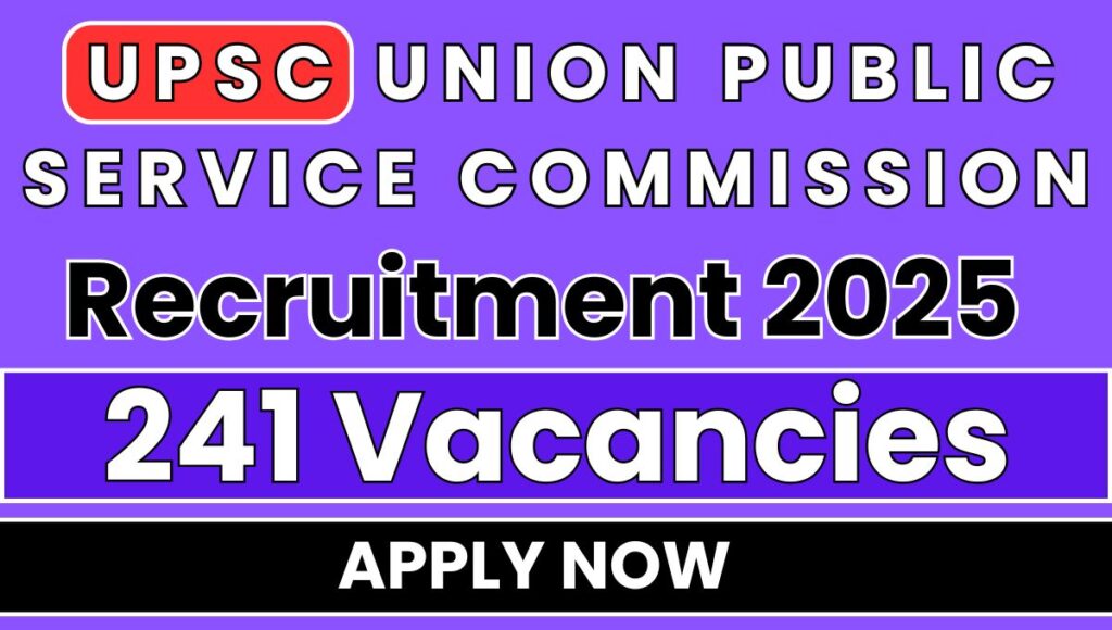 UPSC Recruitment 2025