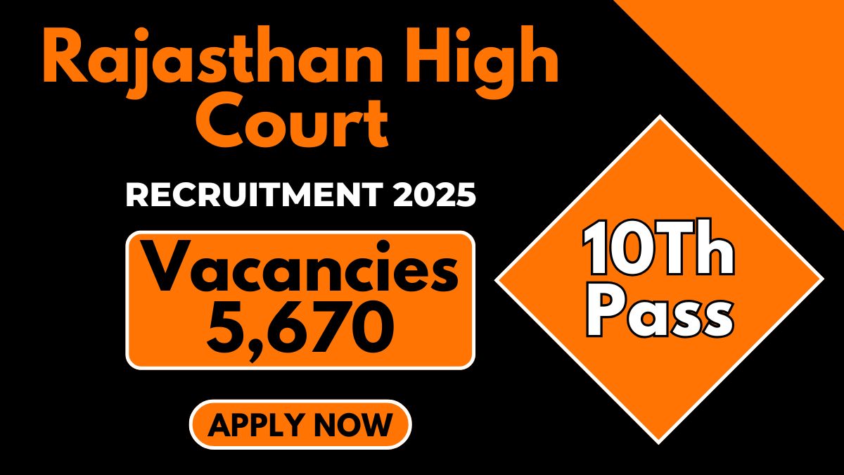 Rajasthan High Court Recruitment