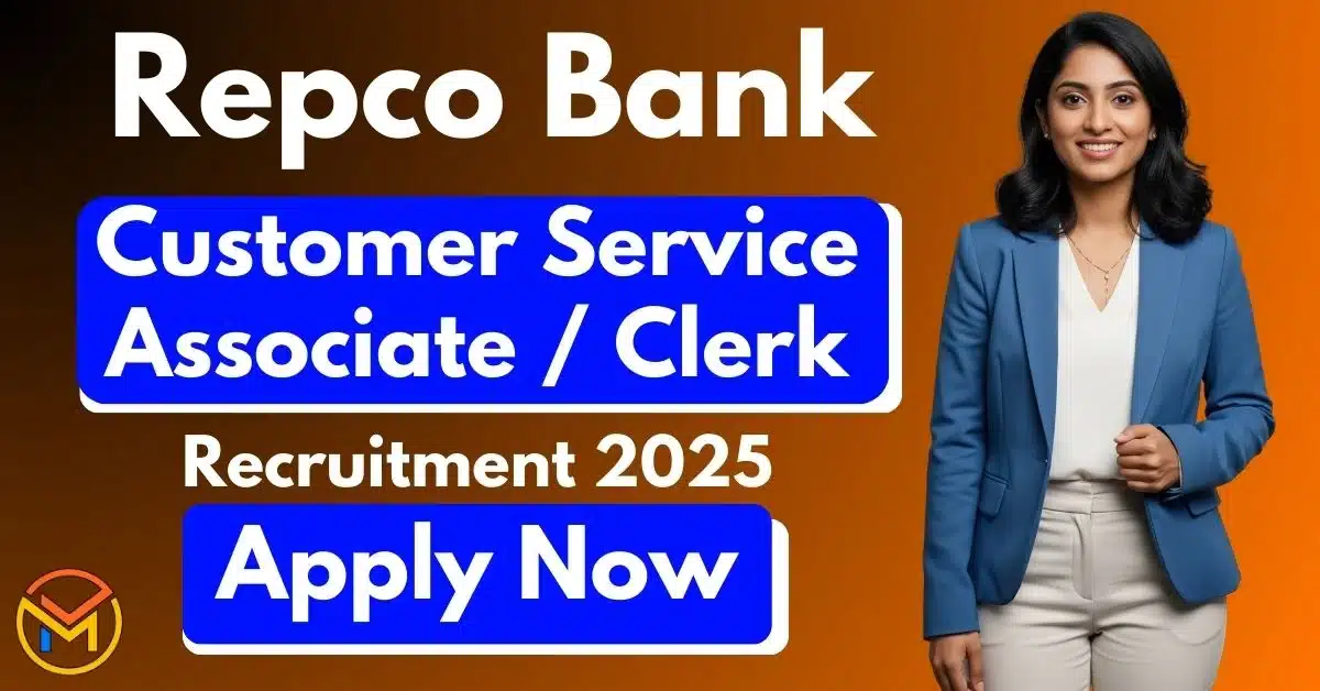 Repco Bank Recruitment