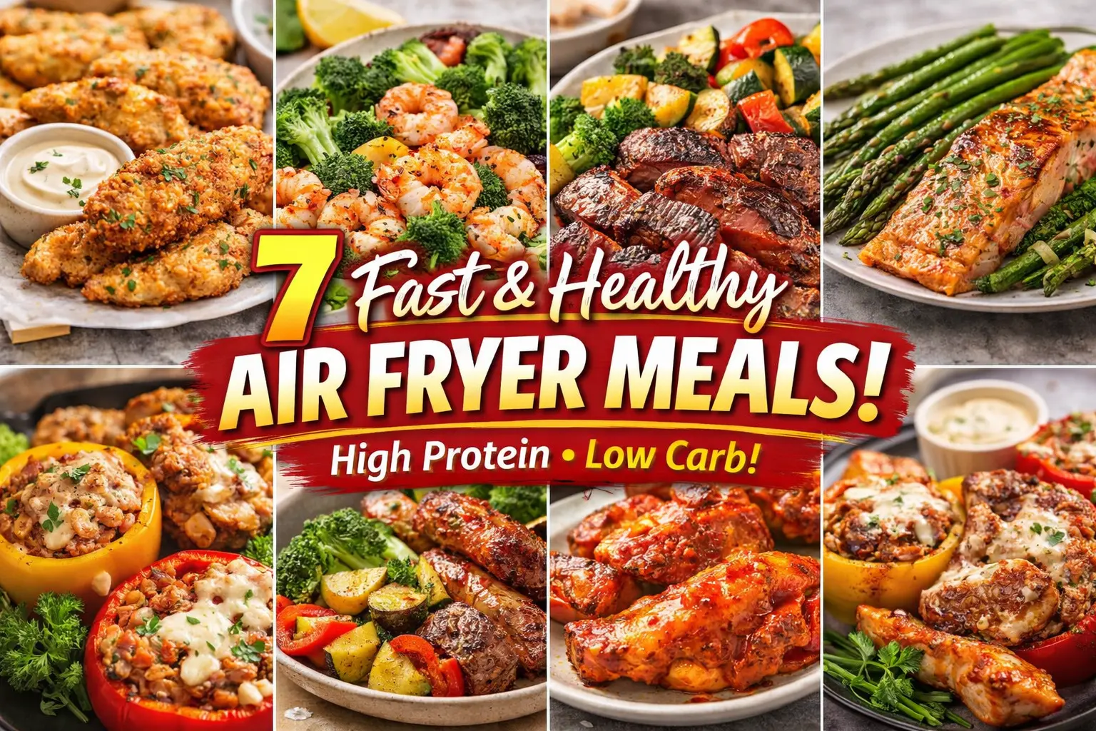 7 Fast & Healthy Air Fryer Meals