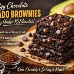 Fudgy Chocolate Avocado Brownies (Ready in Under 15 Minutes)