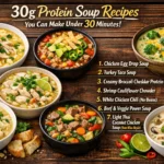 30g Protein Soup Recipes You Can Make in Under 30 Minutes