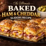 The Ultimate Baked Ham & Cheddar Sliders Recipe