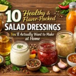 10 Healthy & Flavor-Packed Salad Dressings You’ll Actually Want to Make at Home