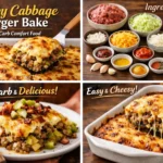 Crispy Cabbage Burger Bake Recipe
