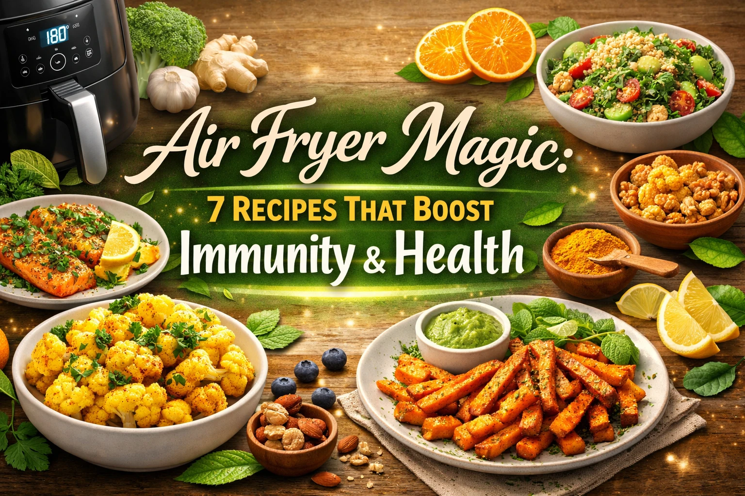 Air Fryer Magic: 7 Recipes That Boost Immunity & Health