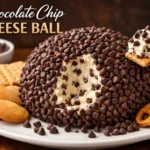 Chocolate Chip Cheese Ball (Sweet Party Favorite)
