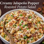 Creamy Jalapeno Popper Roasted Potato Salad