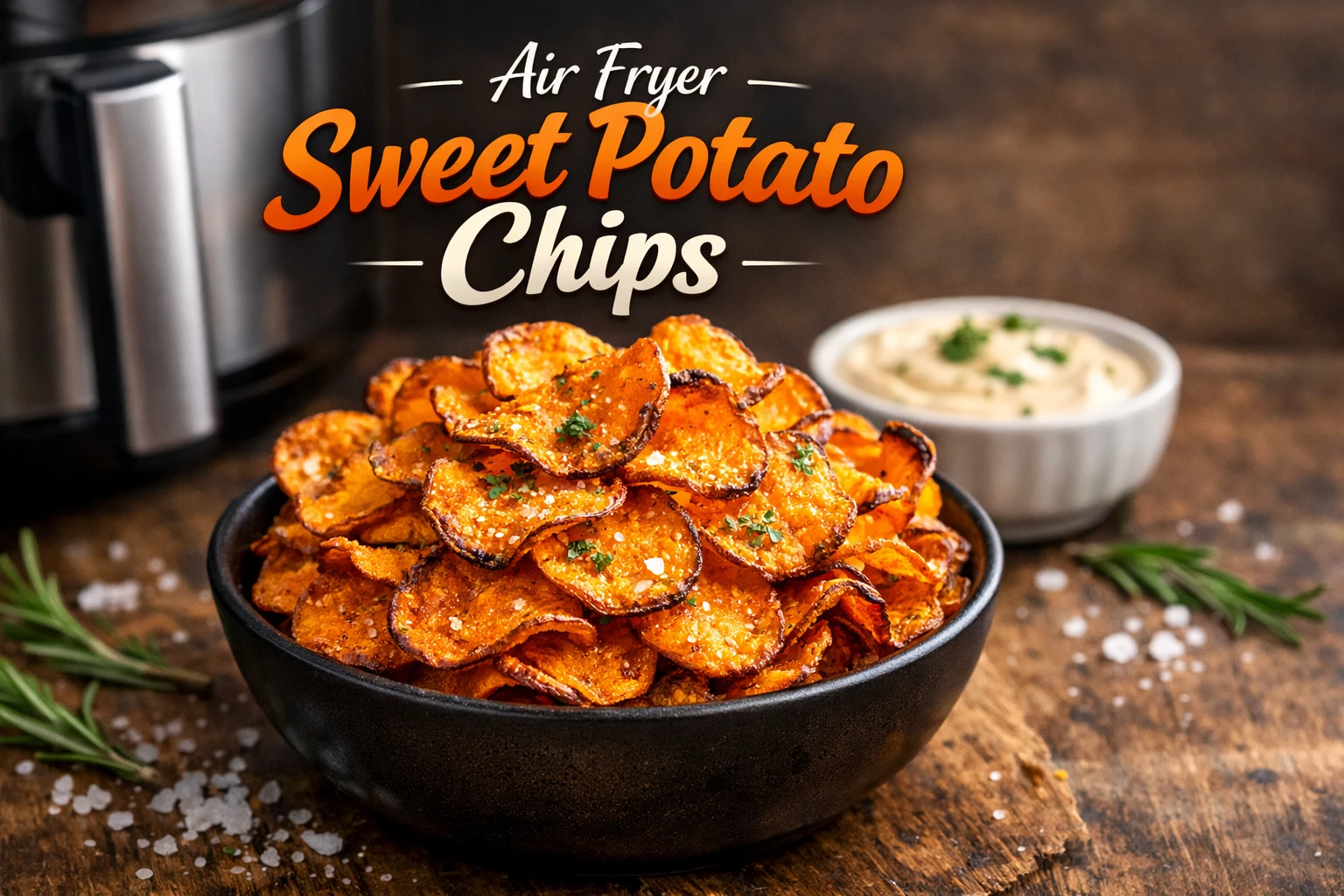 Air Fryer Sweet Potato Chips