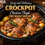 Easy and Delicious Crockpot Chicken Thigh Pot Roast Recipe
