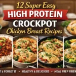 12 super easy high protein crockpot chicken breast recipes