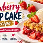 Strawberry Dump Cake Recipe (Easy, Buttery, Crowd-Pleasing Dessert)