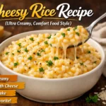 Cheesy Rice Recipe (Ultra Creamy, Comfort Food Style)
