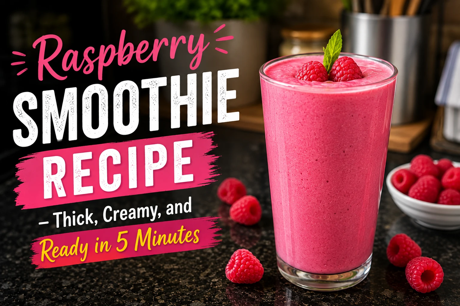 Raspberry Smoothie Recipe