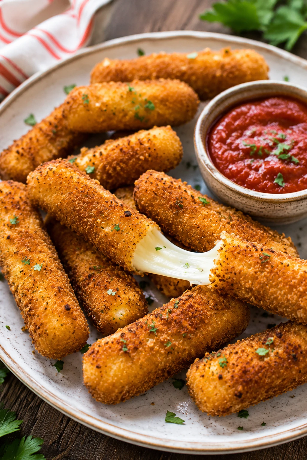 Classic Homemade Mozzarella Sticks – Crispy, Cheesy, Restaurant-Style Appetizer You Can Make at Home